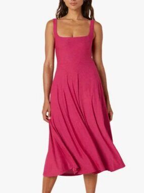 Vibrant Red Sleeveless Dress